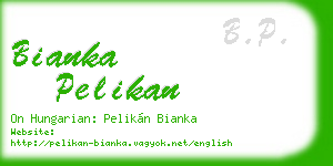 bianka pelikan business card